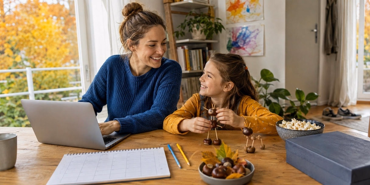 5 tipp őszi szünetre, home office-ban dolgozó anyáknak!