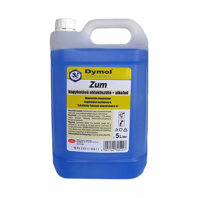 Ablaktisztító utántöltő ZUM alkoholos 5L