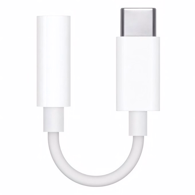Adapter átalakító APPLE 3,5mm Jack/USB-C fehér