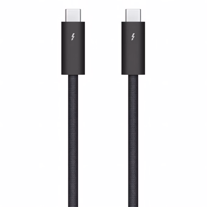 Adatkábel APPLE Thunderbolt 4 Pro USB-C/USB-C 100W 1,8m fekete