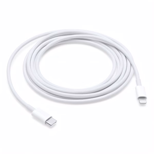Adatkábel APPLE USB-C/Lightning 2m QC fehér