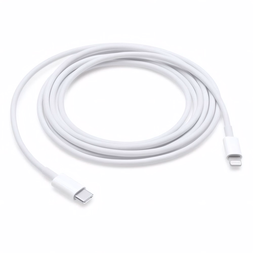 Adatkábel APPLE USB-C/Lightning QC 2m fehér
