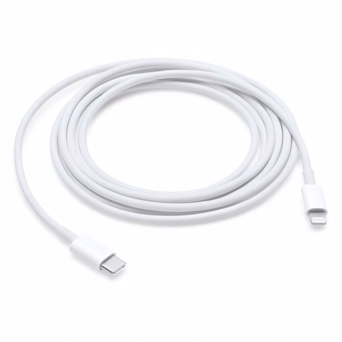 Adatkábel APPLE USB-C/Lightning QC 2m fehér