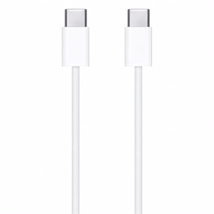 Adatkábel APPLE USB-C/USB-C 1m QC fehér