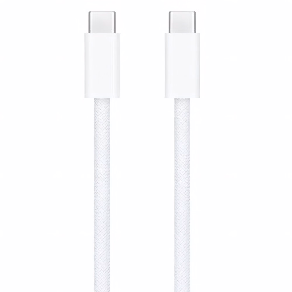 Adatkábel APPLE USB-C/USB-C 240W szőtt PD QC 2m fehér