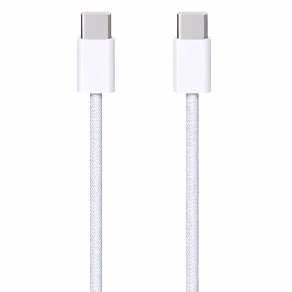 Adatkábel APPLE USB-C/USB-C szőtt 1m fehér
