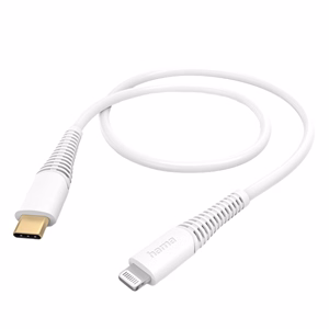 Adatkábel HAMA Lightning/USB-C 1,5m fehér