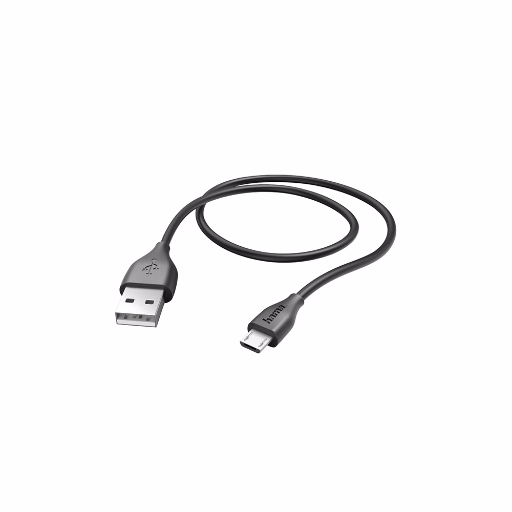 Adatkábel HAMA Micro-USB 1m fekete