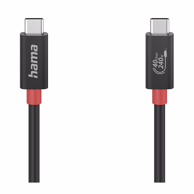 Adatkábel HAMA USB-C 40Gbit/s 1m