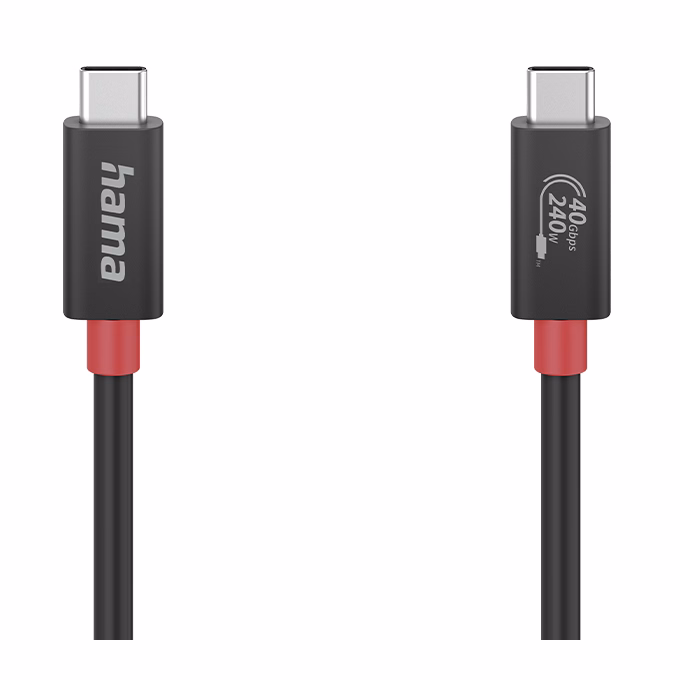 Adatkábel HAMA USB-C 40Gbit/s 1m