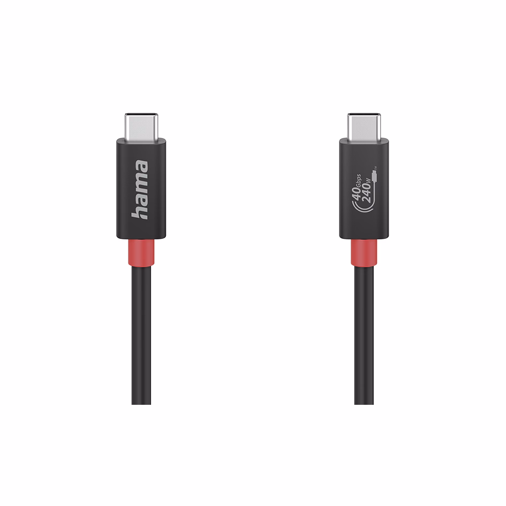 Adatkábel HAMA USB-C 40Gbit/s 1m