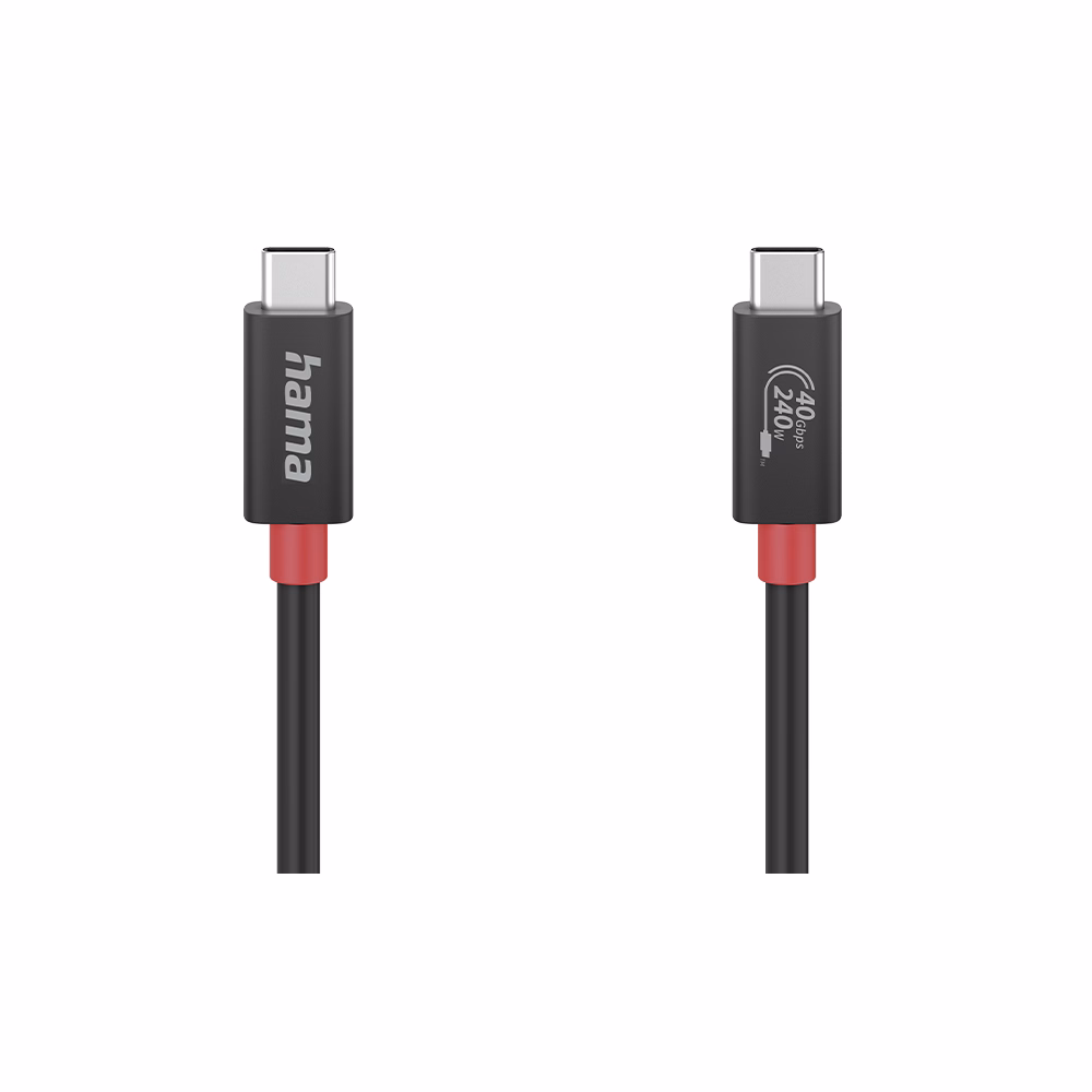 Adatkábel HAMA USB-C 40Gbit/s 1m