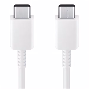 Adatkábel SAMSUNG USB-C/USB-C 100W 3A QC 1,8m fehér