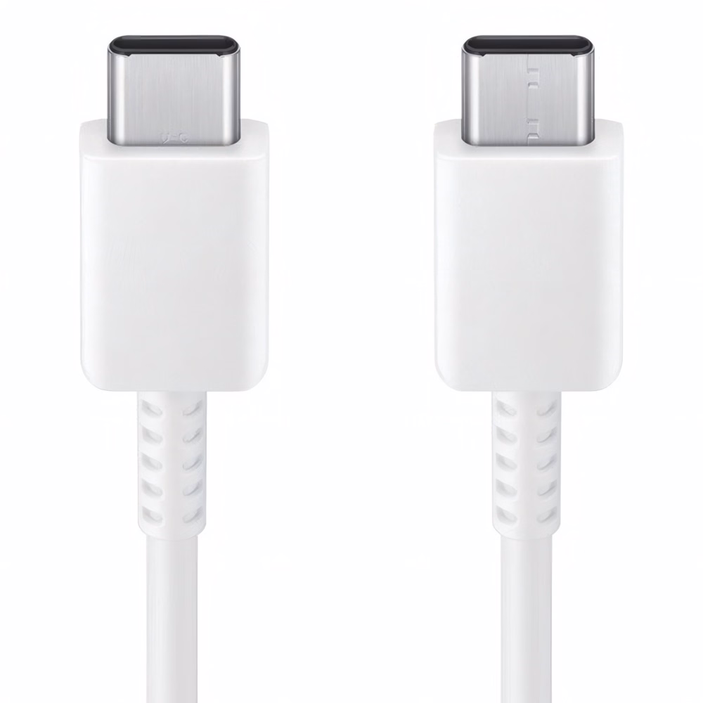 Adatkábel SAMSUNG USB-C/USB-C 100W 3A QC 1,8m fehér