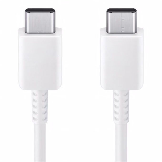 Adatkábel SAMSUNG USB-C/USB-C 100W 3A QC 1,8m fehér
