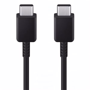 Adatkábel SAMSUNG USB-C/USB-C 100W 3A QC 1,8m fekete
