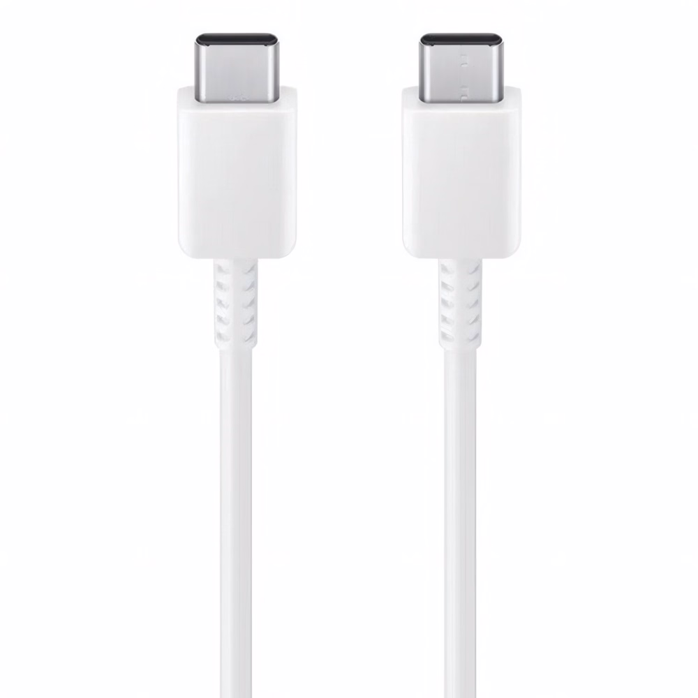 Adatkábel SAMSUNG USB-C/USB-C 100W 5A PD QC 1,8m fehér