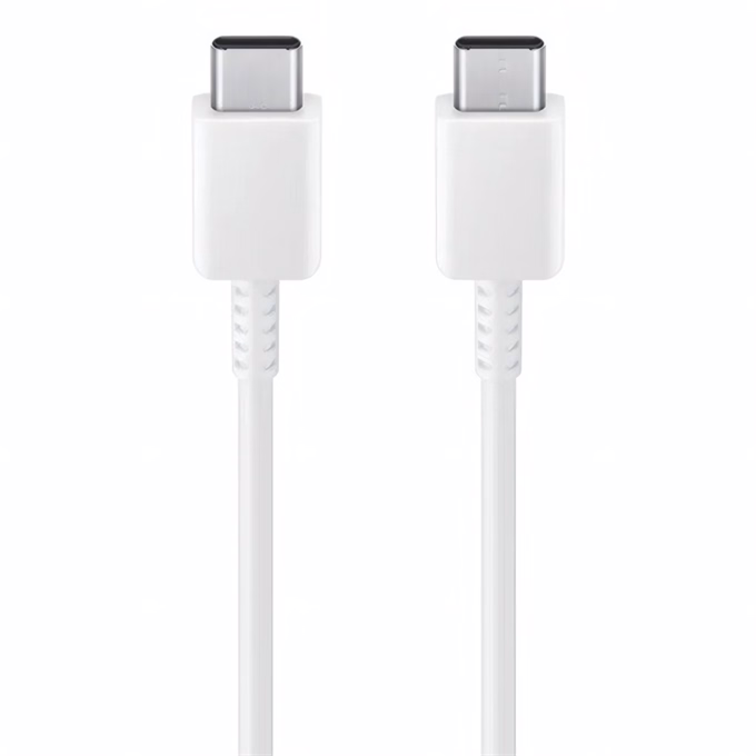 Adatkábel SAMSUNG USB-C/USB-C 100W 5A PD QC 1,8m fehér