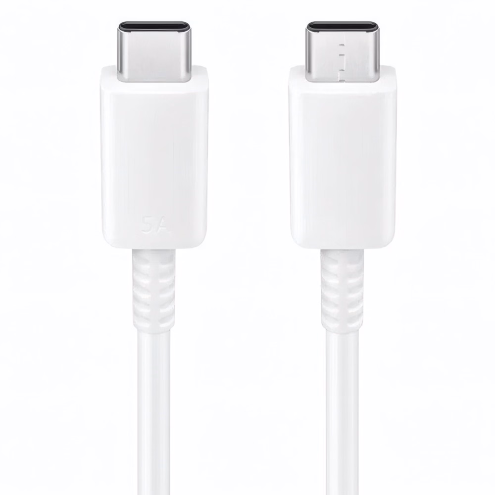 Adatkábel SAMSUNG USB-C/USB-C 100W 5A QC 1m fehér
