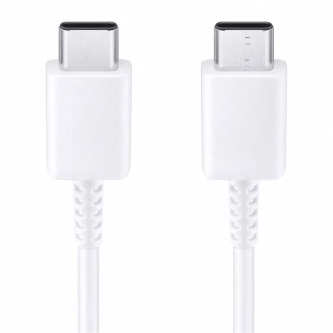 Adatkábel SAMSUNG USB-C/USB-C 25W 3A QC 1,8m fehér