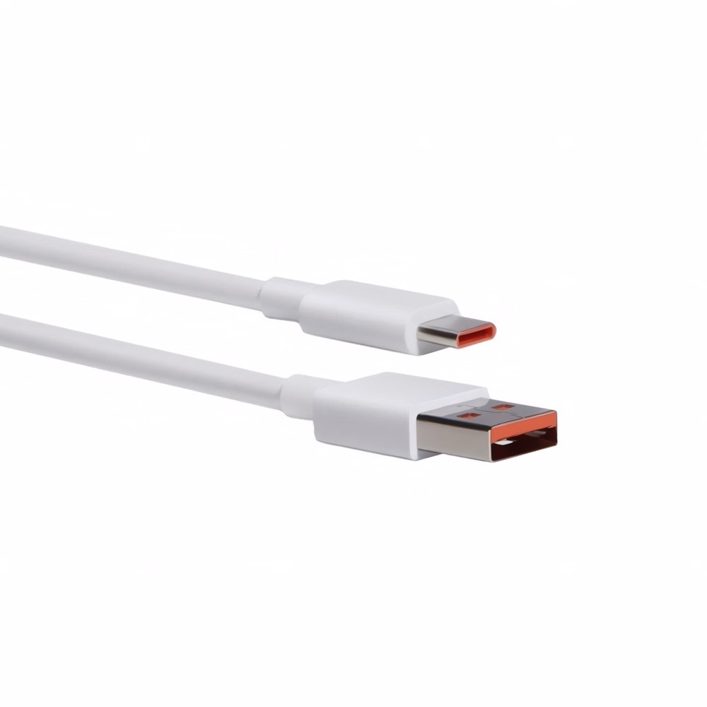 Adatkábel XIAOMI USB-A/USB-C 6A PD QC 1m fehér
