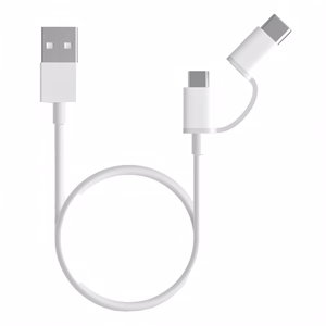 Adatkábel XIAOMI USB-A/USB-C/Micro USB 1m fehér