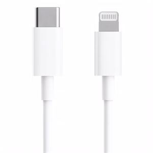 Adatkábel XIAOMI USB-C/Lightning 1m QC fehér