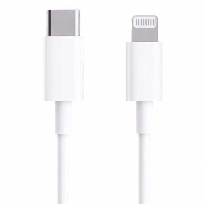 Adatkábel XIAOMI USB-C/Lightning 1m QC fehér