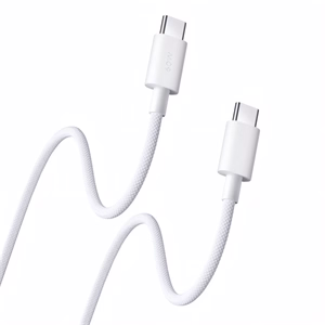 Adatkábel XIAOMI USB-C/USB-C 3A QC 1m fehér