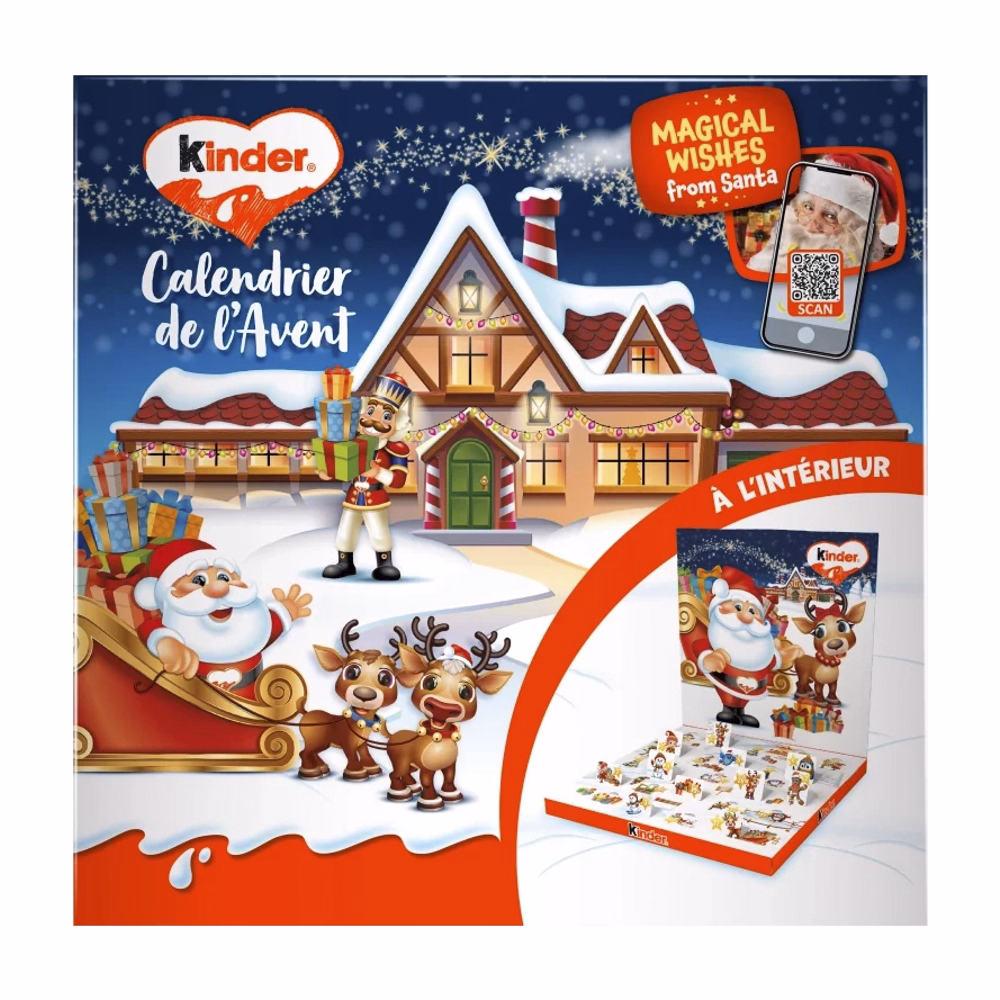 Adventi kalendárium KINDER 123 g