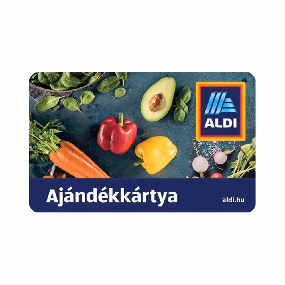Ajándék ALDI vásárlási utalvány 5.000 Ft értékben