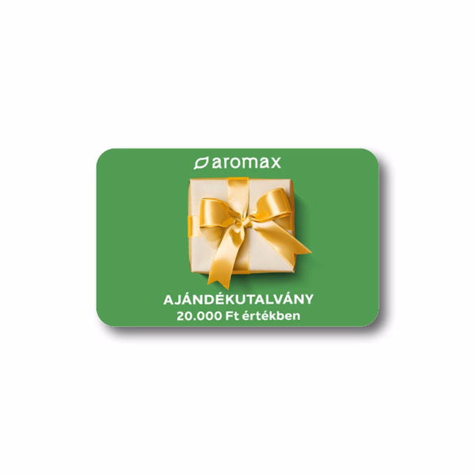 Ajándék AROMAX vásárlási utalvány 10.000 Ft értékben