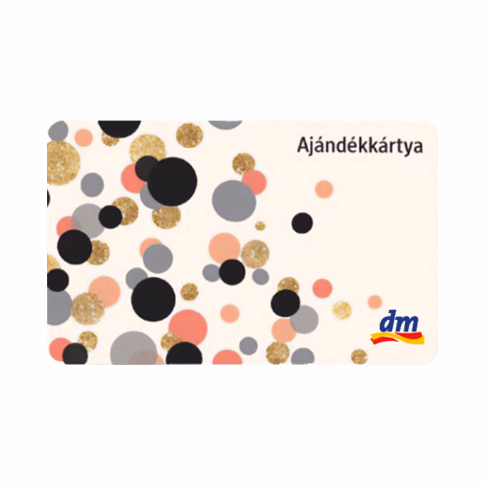 Ajándék DM vásárlási utalvány 10.000 Ft értékben