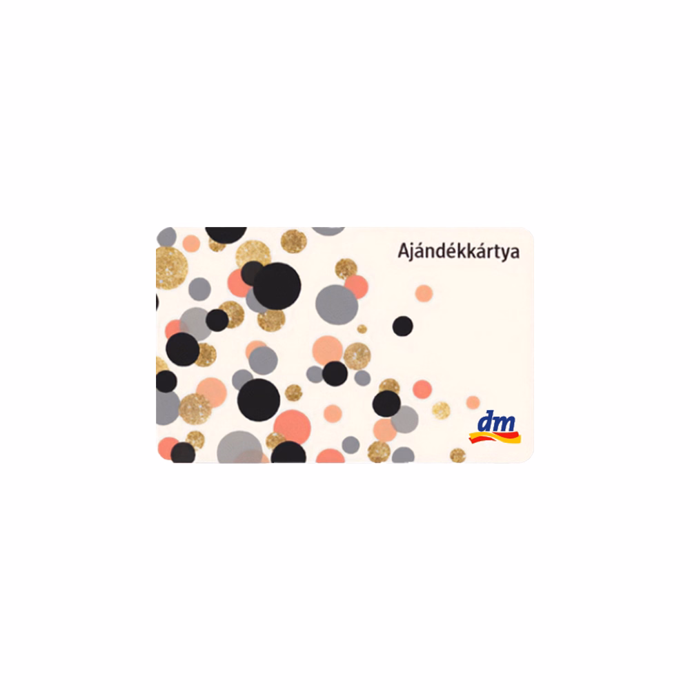 Ajándék DM vásárlási utalvány 10.000 Ft értékben