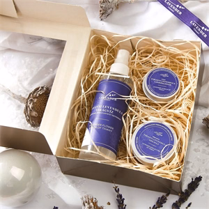 Ajándékcsomag LAVENDER TIHANY Essentials box 3 darabos
