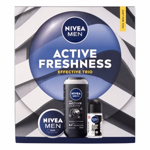 Ajándékcsomag NIVEA Men active freshness