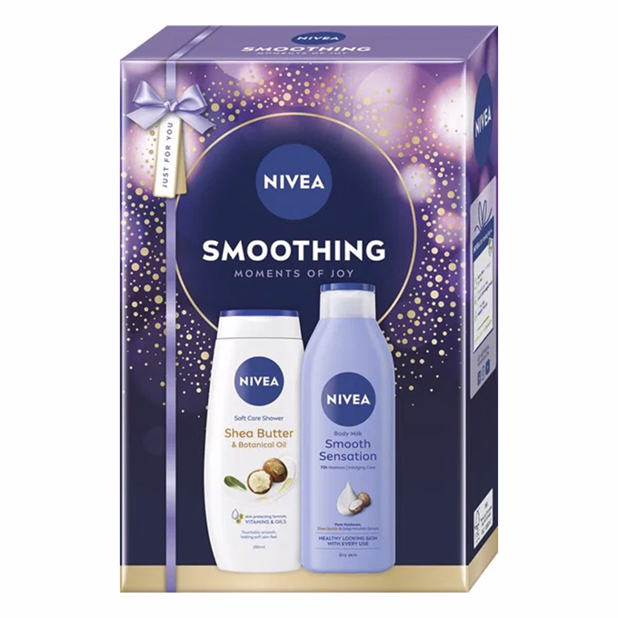 Ajándékcsomag NIVEA Moments of joy smoothing