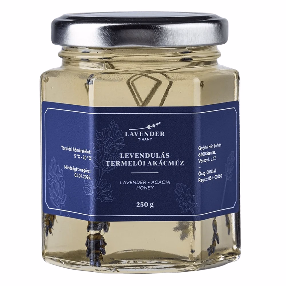 Akácméz LAVENDER TIHANY levendulás 250 g