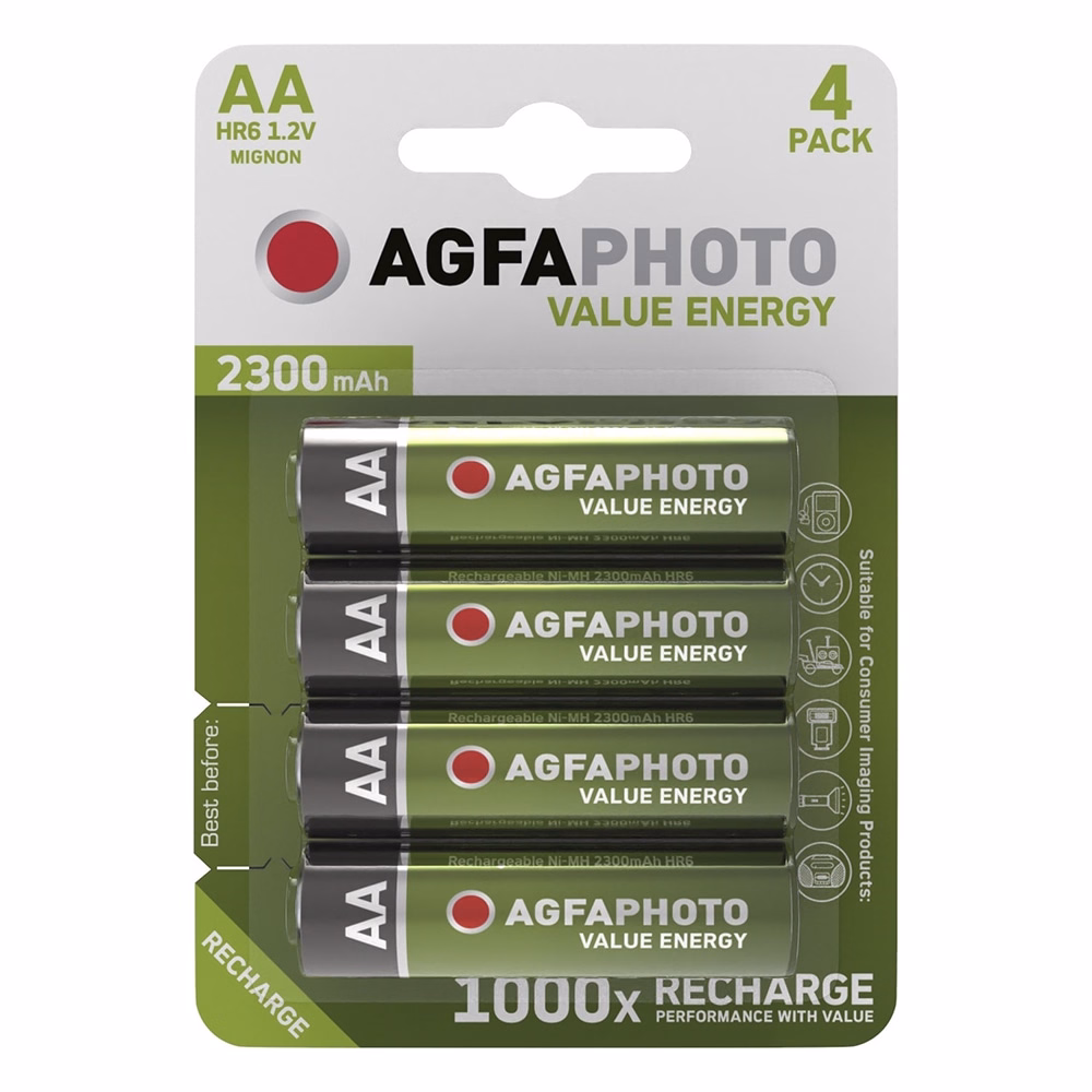 Akkumulátor ceruza AGFAPHOTO AA 4x2300 mAh