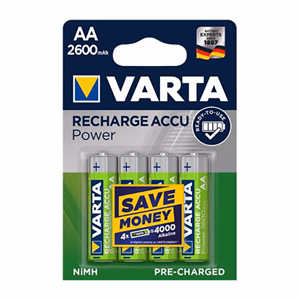 Akkumulátor ceruza VARTA Recharge Accu Power AA 4x2600 mAh