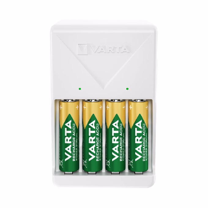 Akkumulátor töltő VARTA Plug + AA 4x2100 mAh