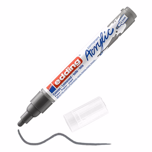 Akril marker EDDING 5100 M 2-3 mm antracit