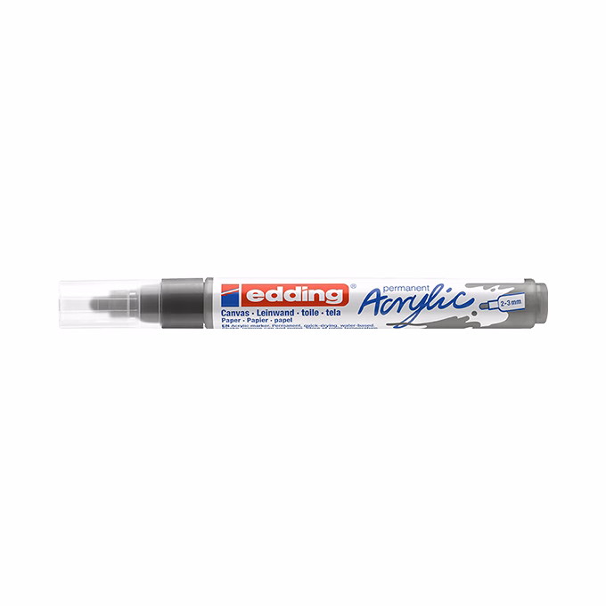 Akril marker EDDING 5100 M 2-3 mm antracit