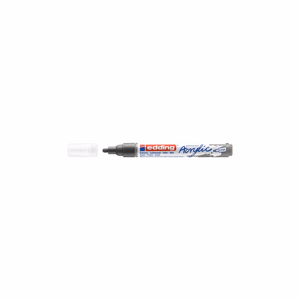 Akril marker EDDING 5100 M 2-3 mm antracit