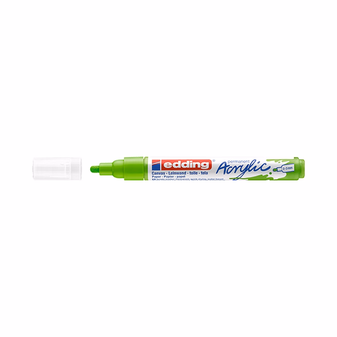 Akril marker EDDING 5100 M 2-3 mm levélzöld
