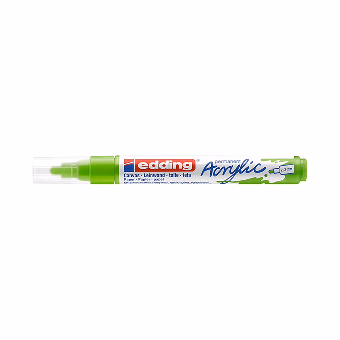 Akril marker EDDING 5100 M 2-3 mm levélzöld