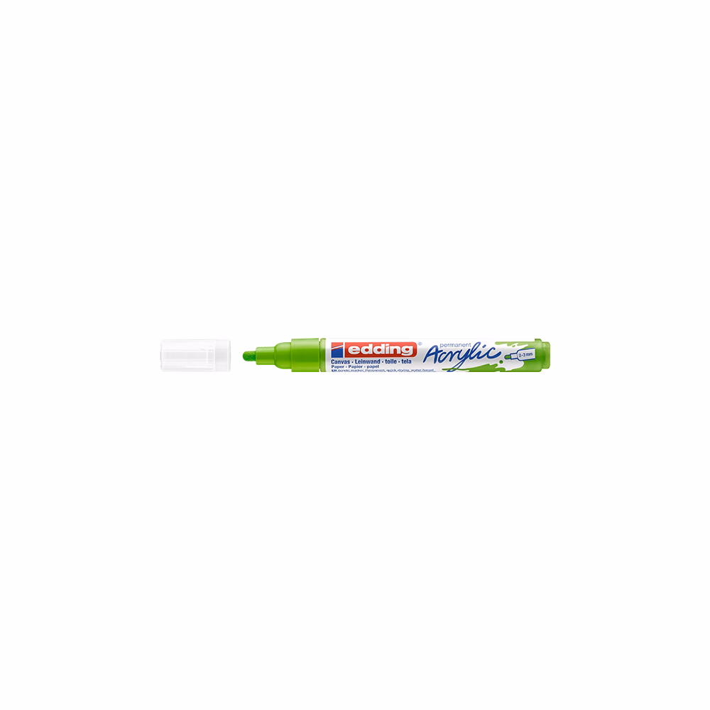 Akril marker EDDING 5100 M 2-3 mm levélzöld