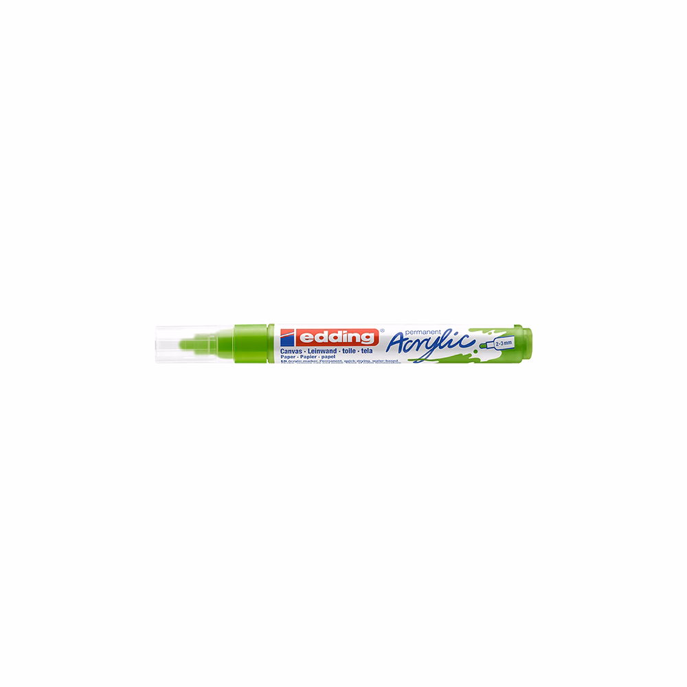Akril marker EDDING 5100 M 2-3 mm levélzöld
