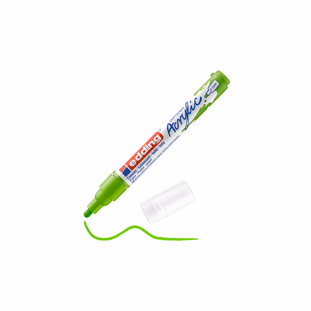 Akril marker EDDING 5100 M 2-3 mm levélzöld