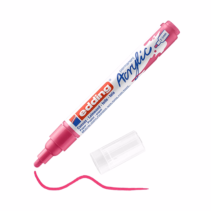Akril marker EDDING 5100 M 2-3 mm magenta
